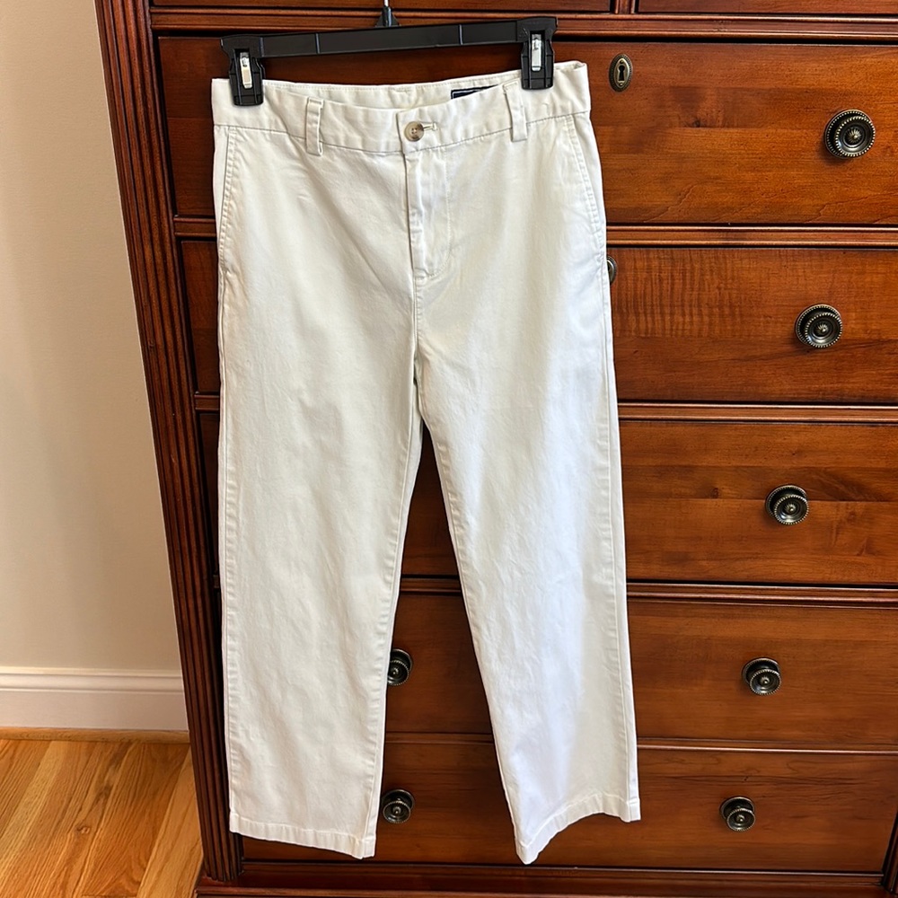 Boys 16 Vineyard Vines khakis with adjustable waist- great condition